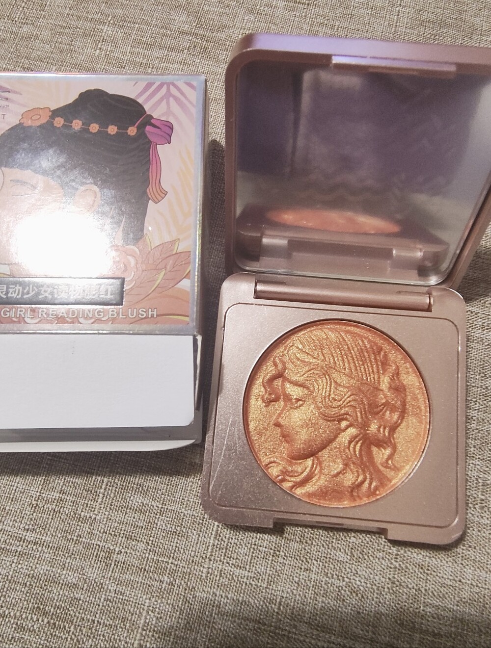C D E Highlights Smart Girl Reading Blush #2